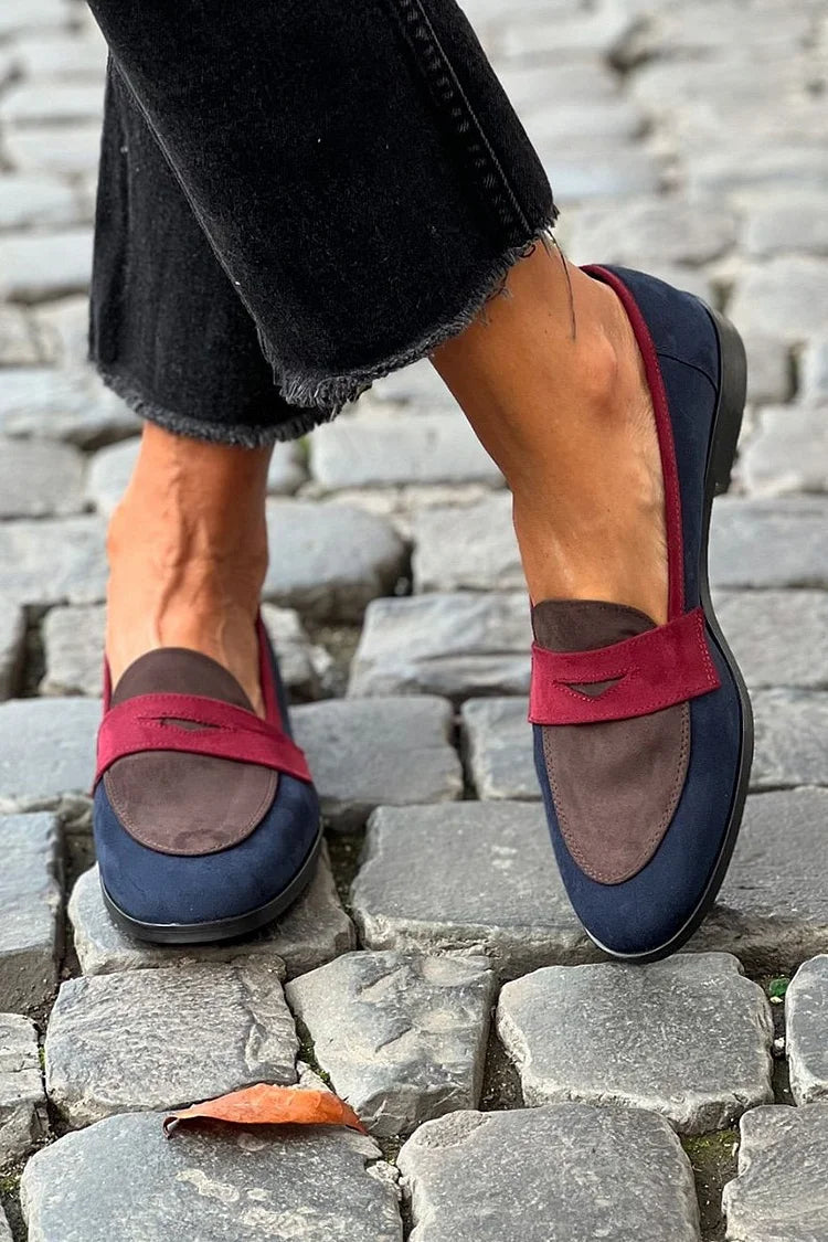MOCASÍN | COLOUR BLOCK MARINO