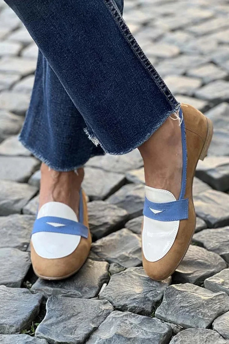 MOCASÍN | COLOUR BLOCK CAMEL