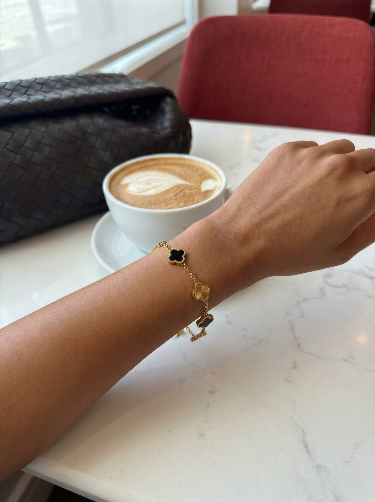 PULSERA TRÉBOL | ORO 18 K