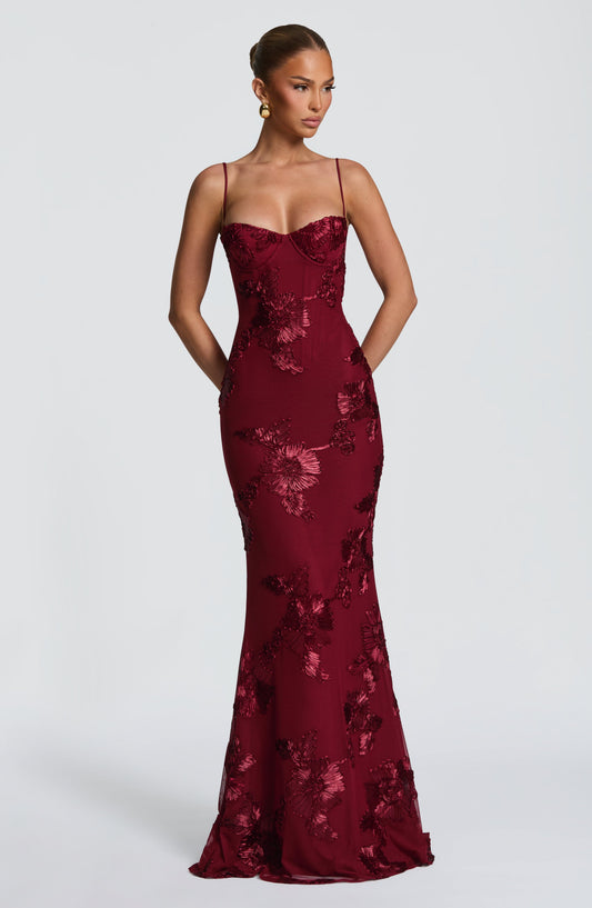 VESTIDO LARGO | BORDADO