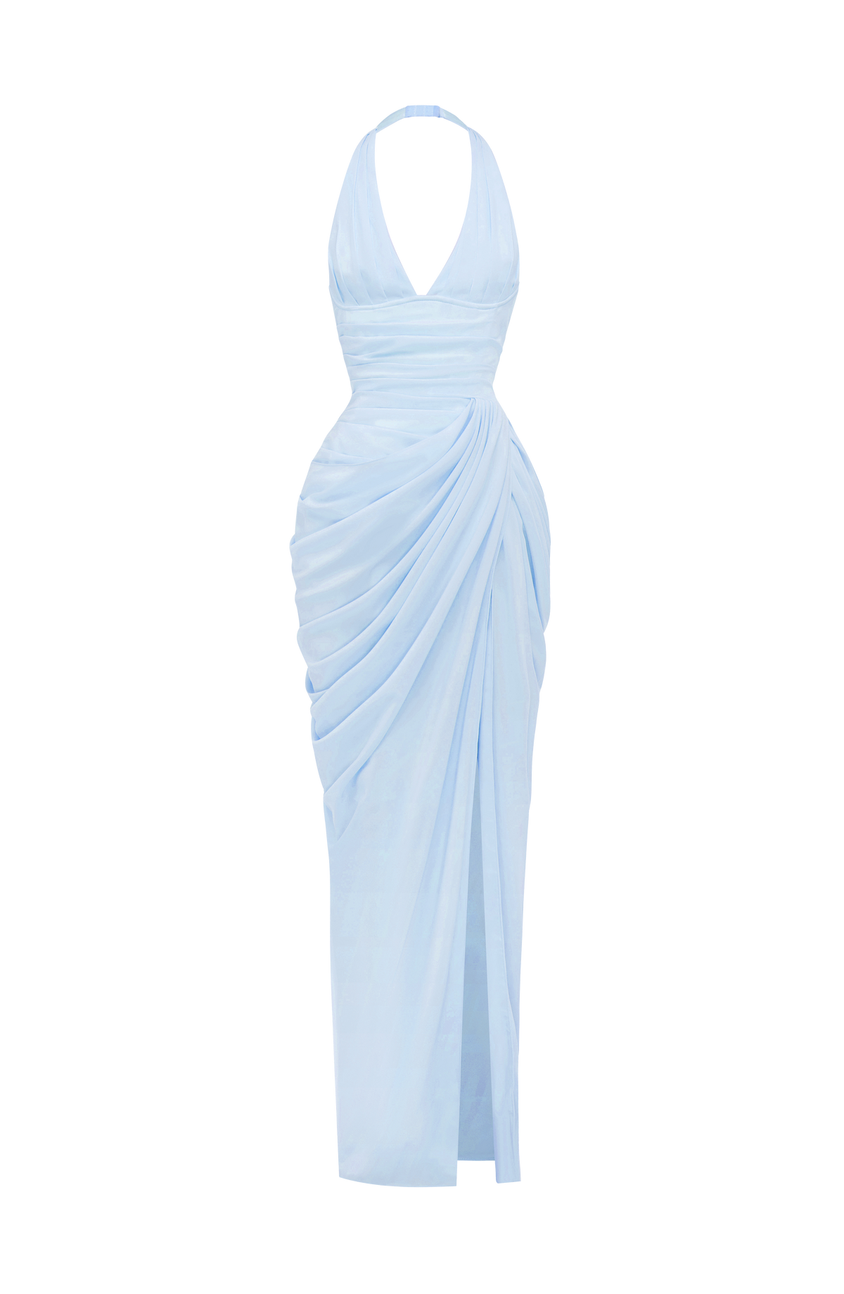 VESTIDO LARGO | MINETTE AZUL GLACIAR