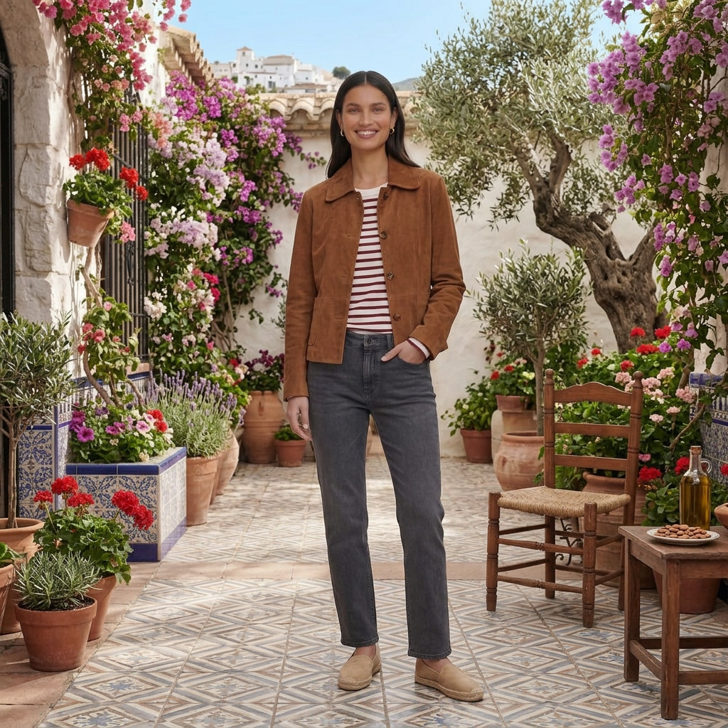 CHAQUETA DE ANTE | MARRÓN