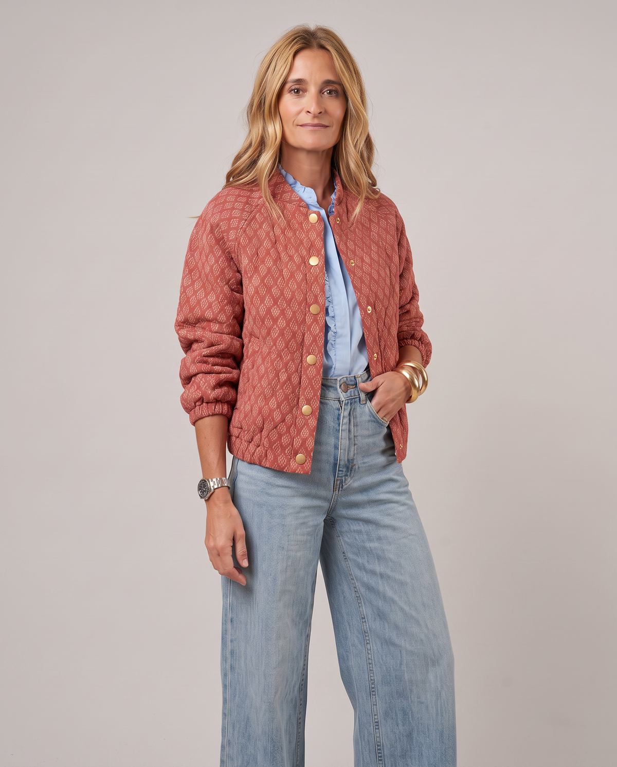 CHAQUETA CORTA | ROMBOS