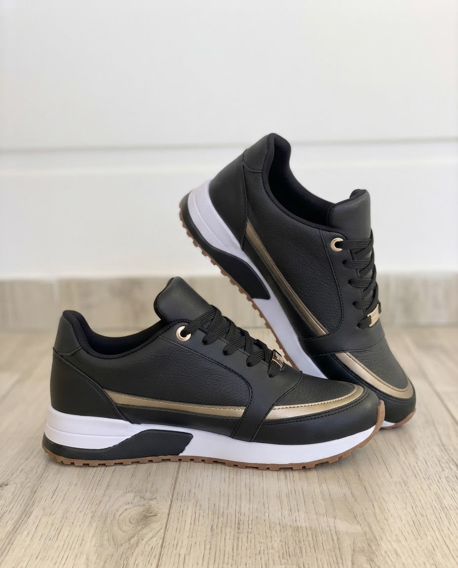 ZAPATILLAS | RIBETE METALIZADO