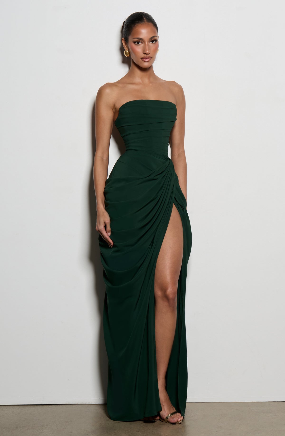 VESTIDO LARGO | CYRA ESMERALDA