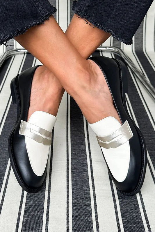 MOCASÍN | BLANCO Y NEGRO