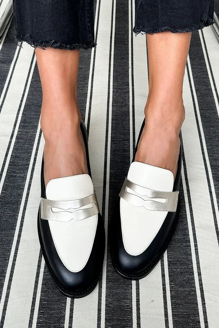 MOCASÍN | BLANCO Y NEGRO