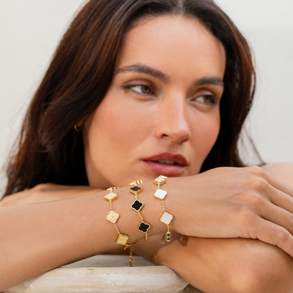PULSERA TRÉBOL | ORO 18 K
