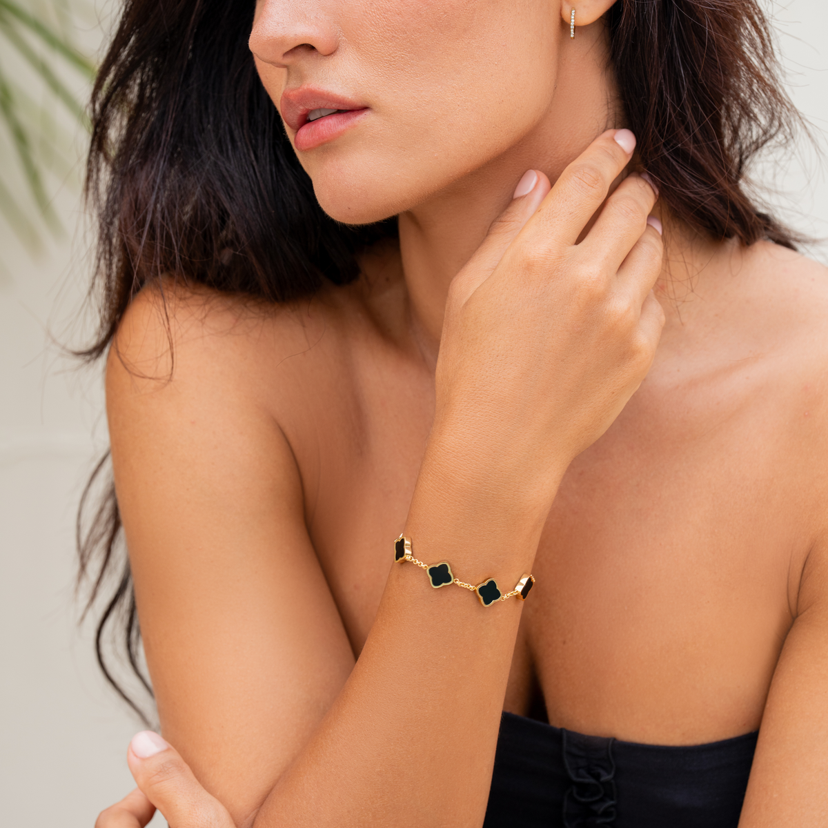 PULSERA TRÉBOL | ORO 18 K
