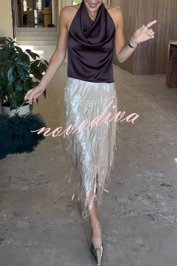 FALDA MIDI | CHAMPÁN