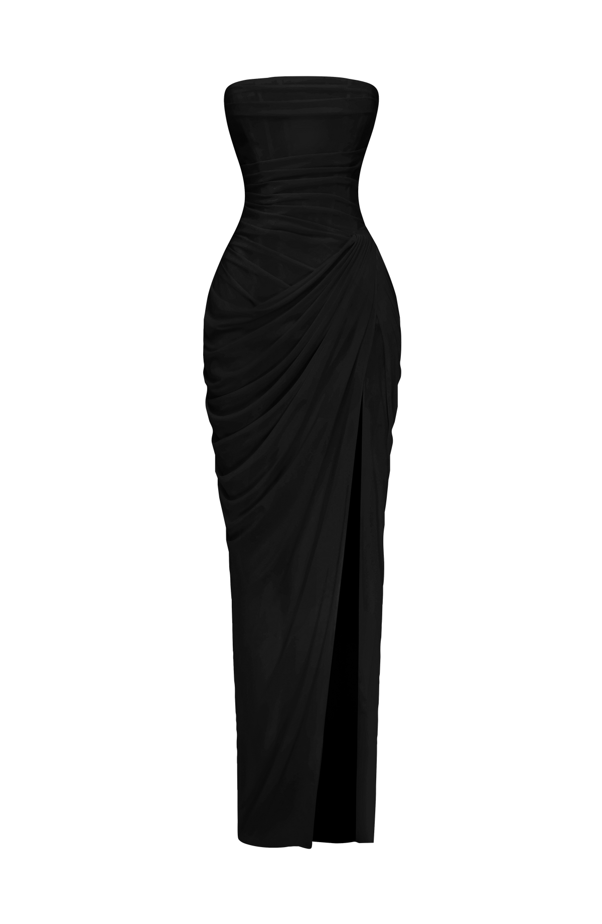 VESTIDO LARGO | CYRA NEGRO