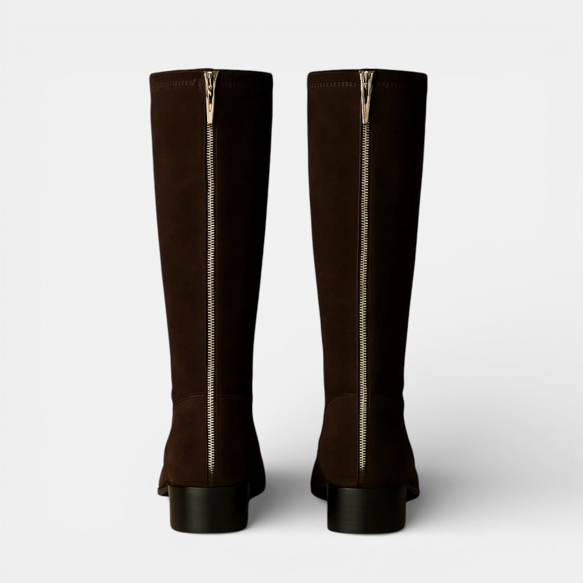 BOTAS ALTAS DE ANTE | TACÓN BAJO