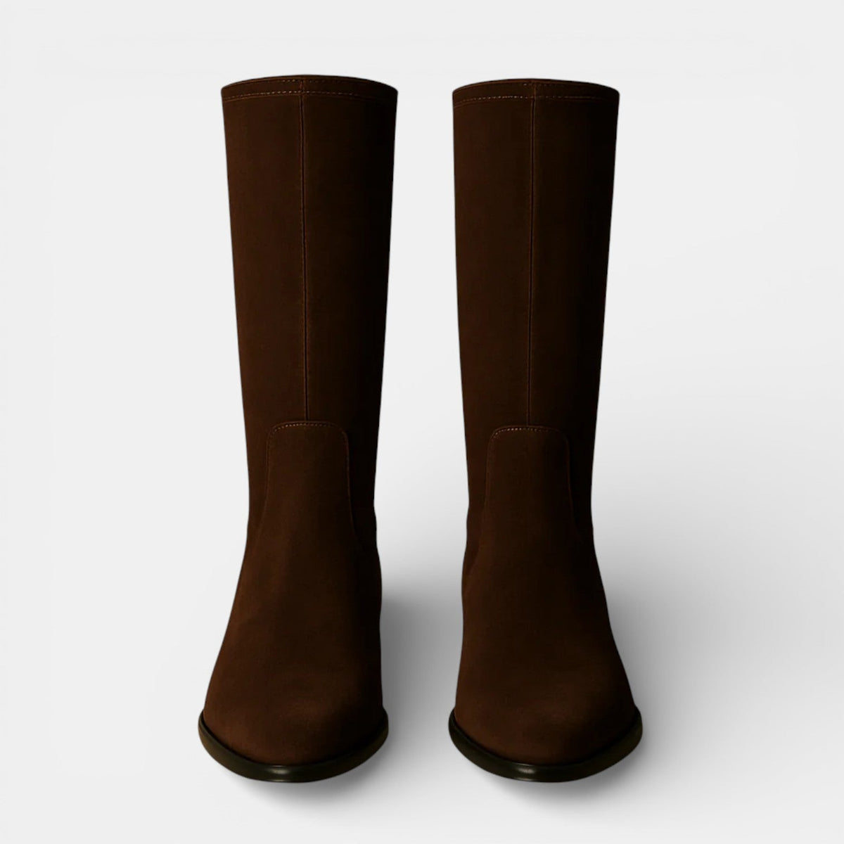 BOTAS ALTAS DE ANTE | TACÓN BAJO