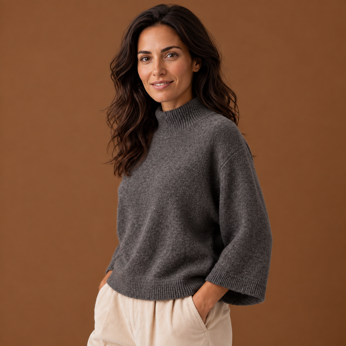 SUÉTER OVERSIZE | CUELLO ALTO
