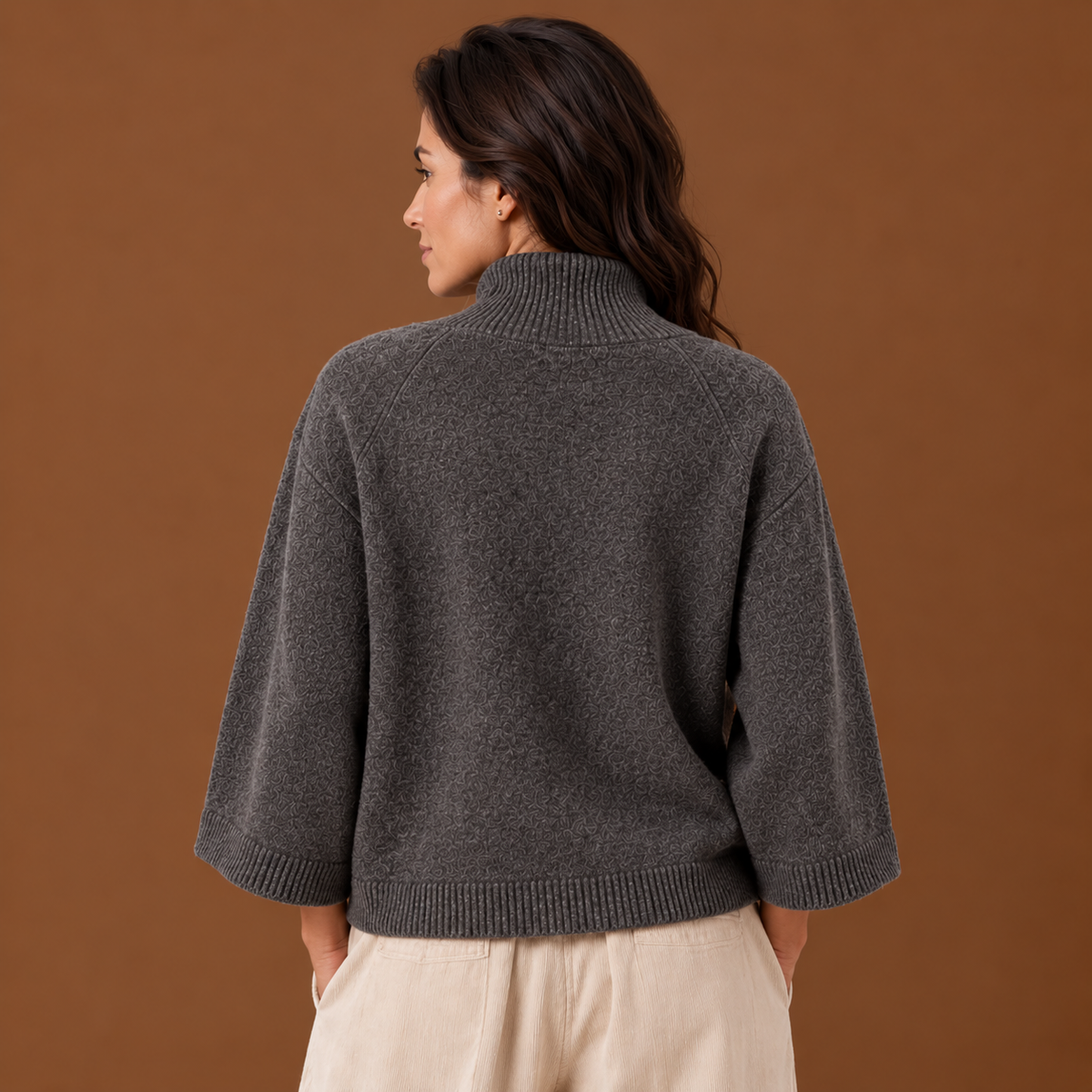 SUÉTER OVERSIZE | CUELLO ALTO