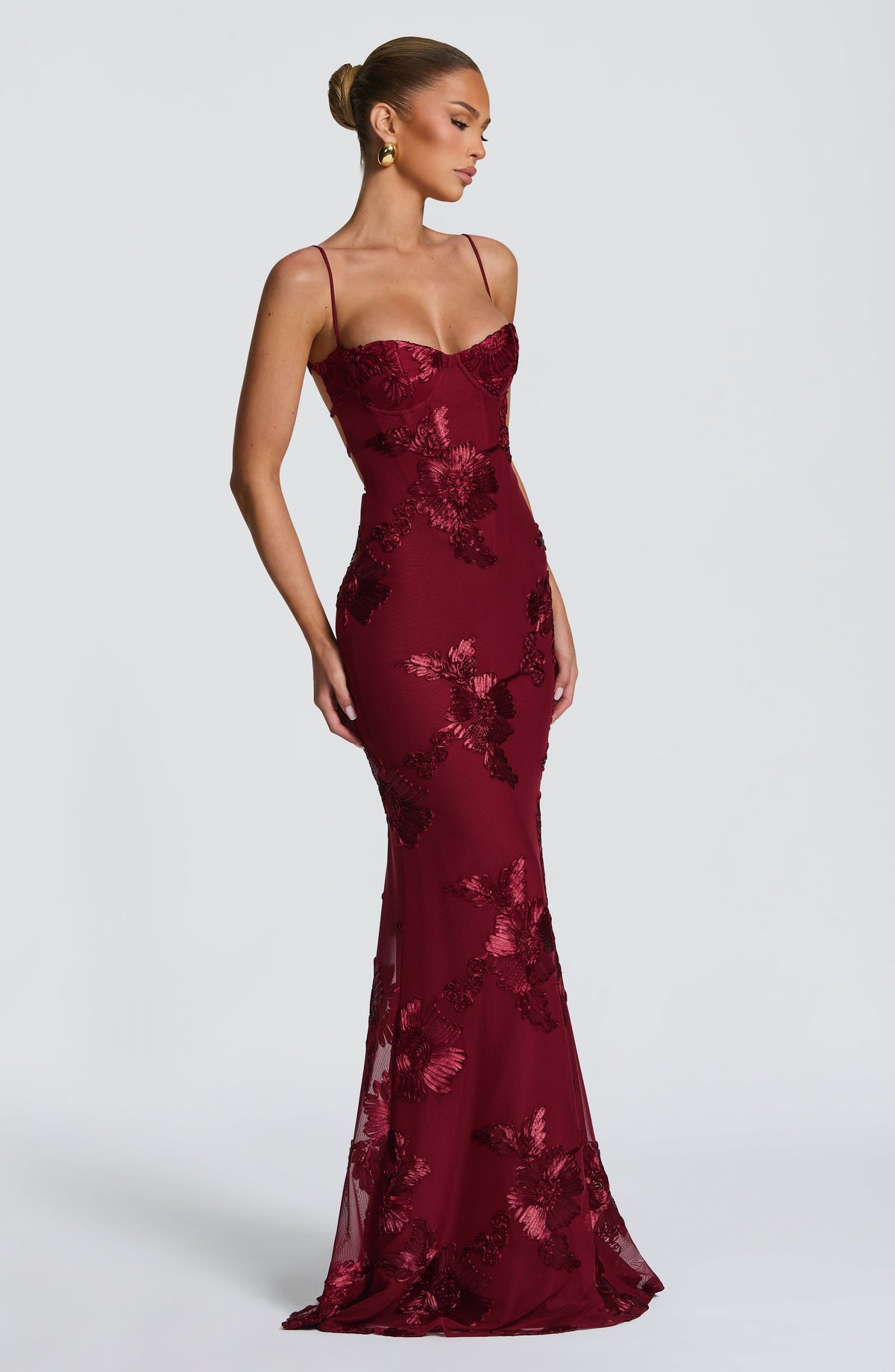 VESTIDO LARGO | BORDADO