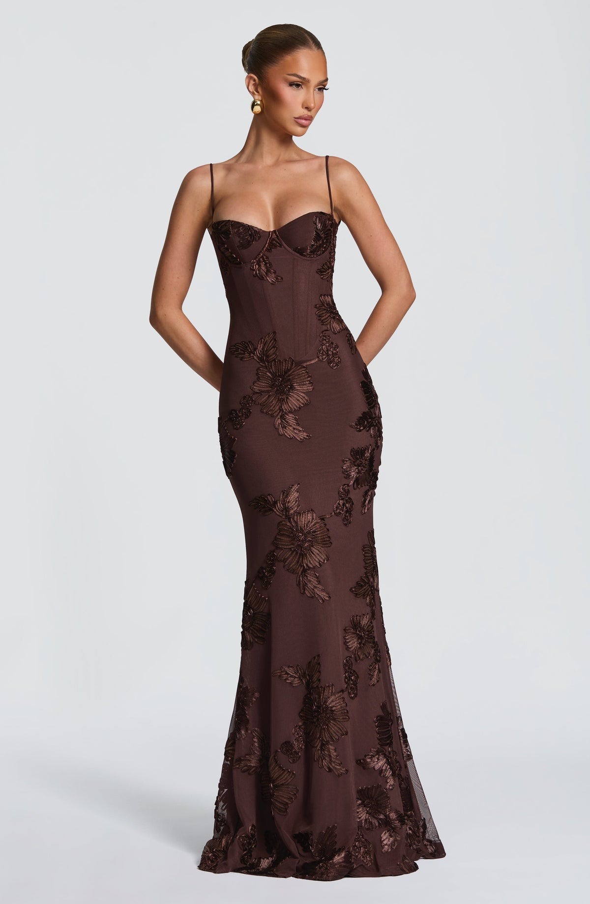 VESTIDO LARGO | BORDADO