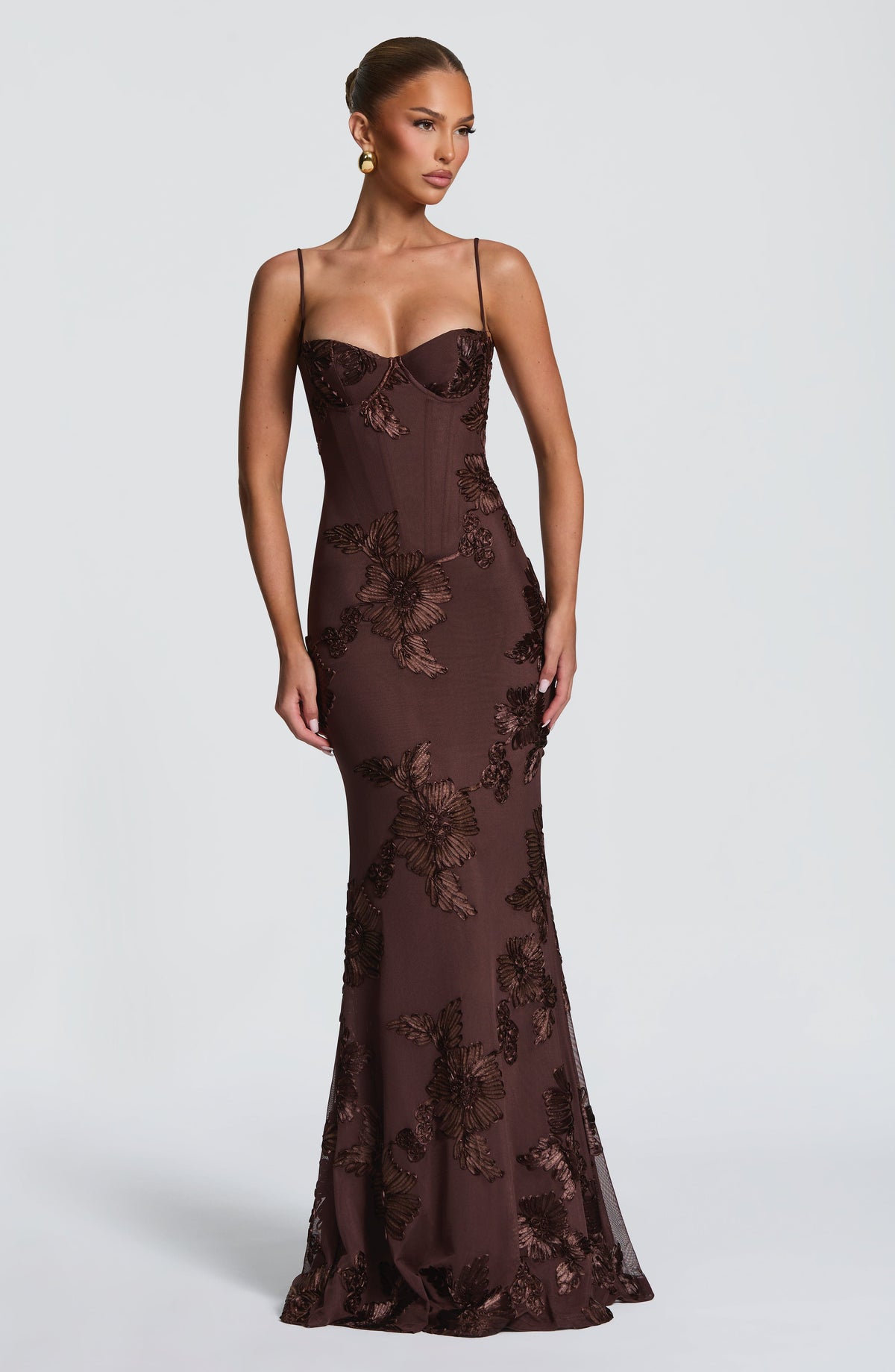 VESTIDO LARGO | BORDADO