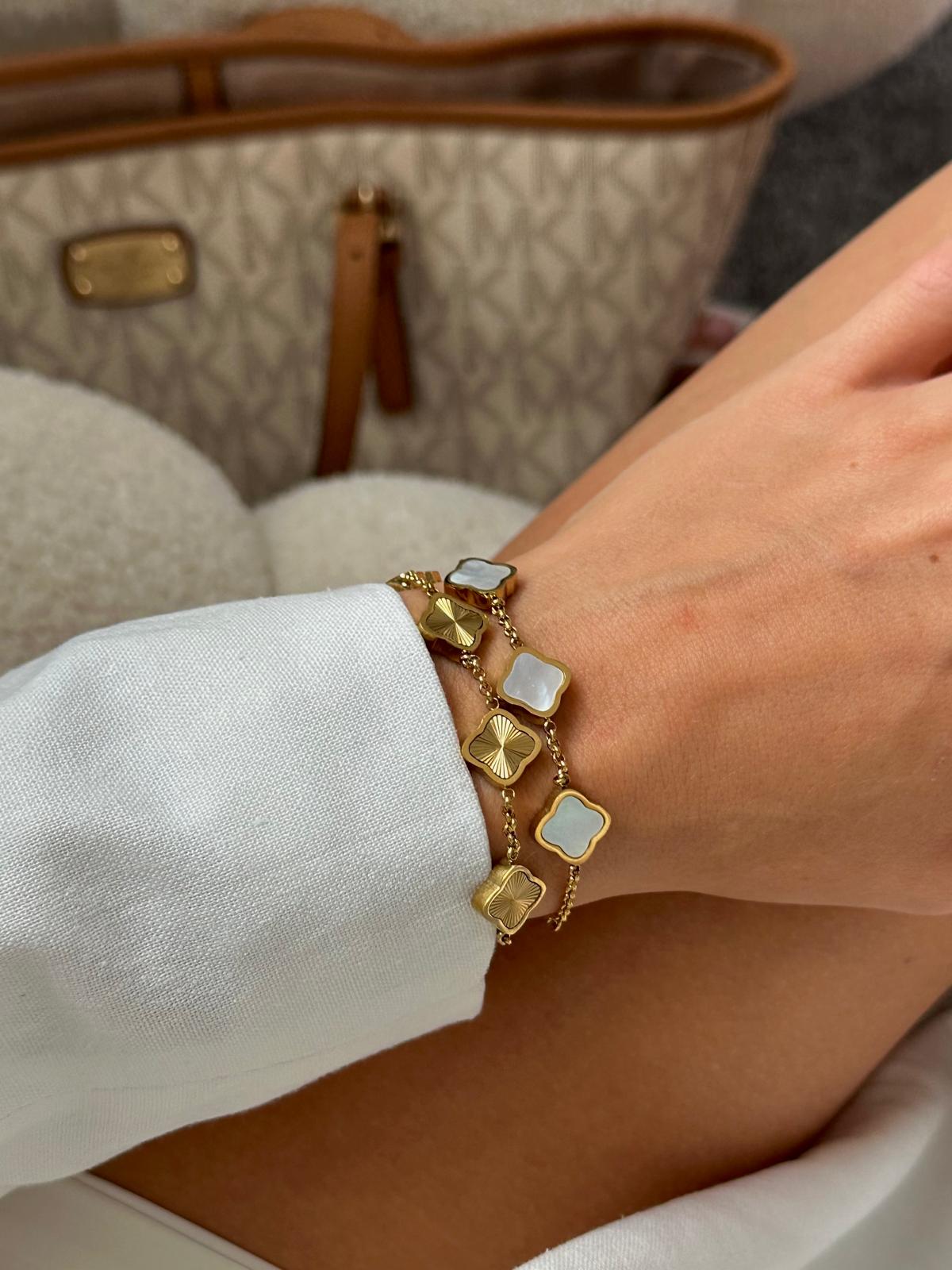 PULSERA TRÉBOL | ORO 18 K