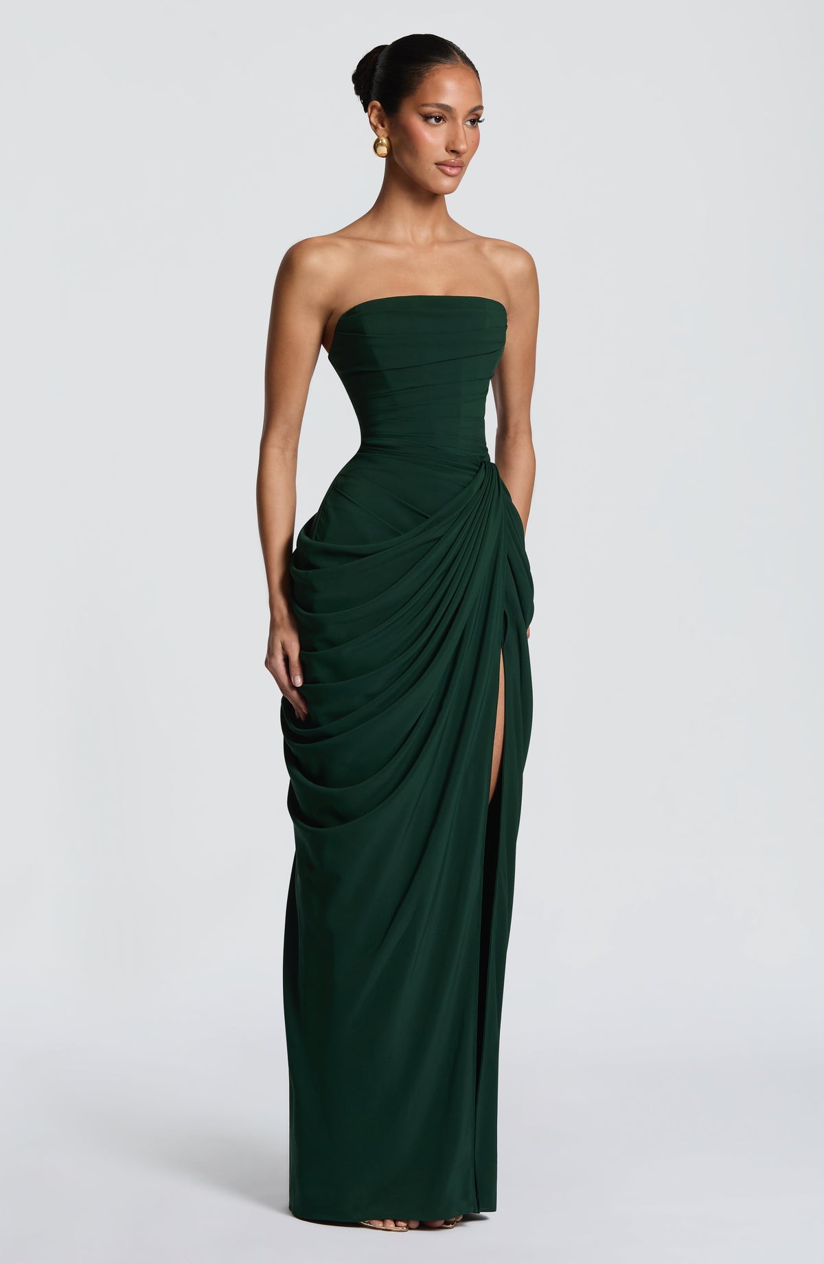 VESTIDO LARGO | CYRA ESMERALDA