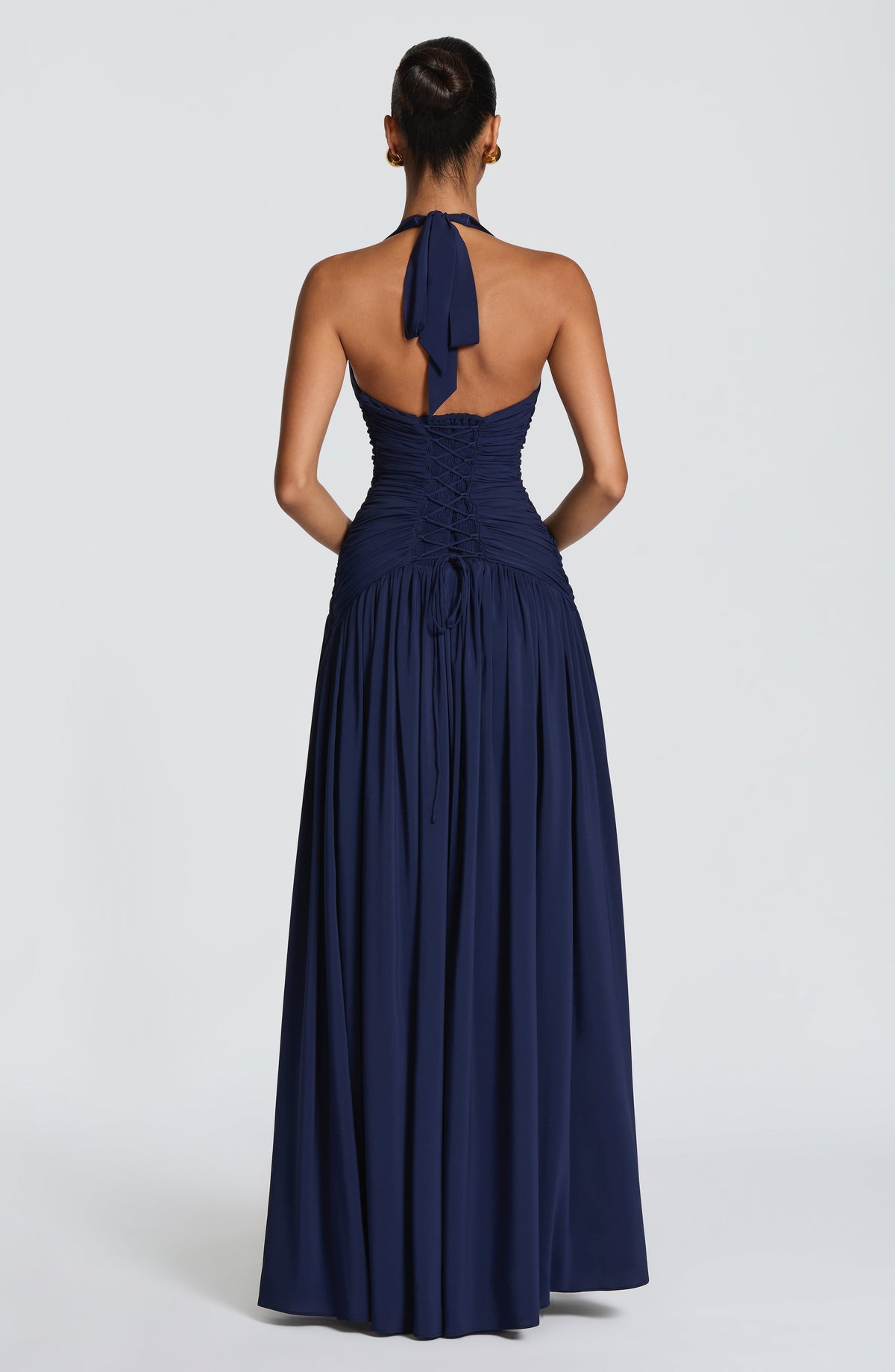 VESTIDO LARGO | AMARIS MARINO