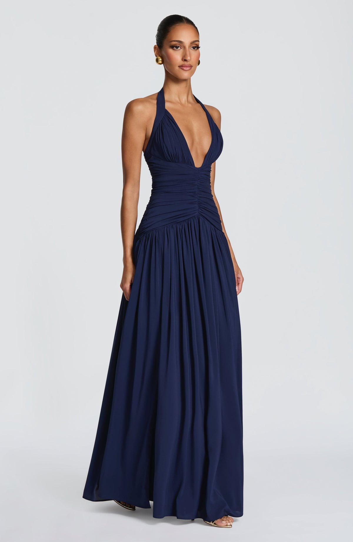 VESTIDO LARGO | AMARIS MARINO
