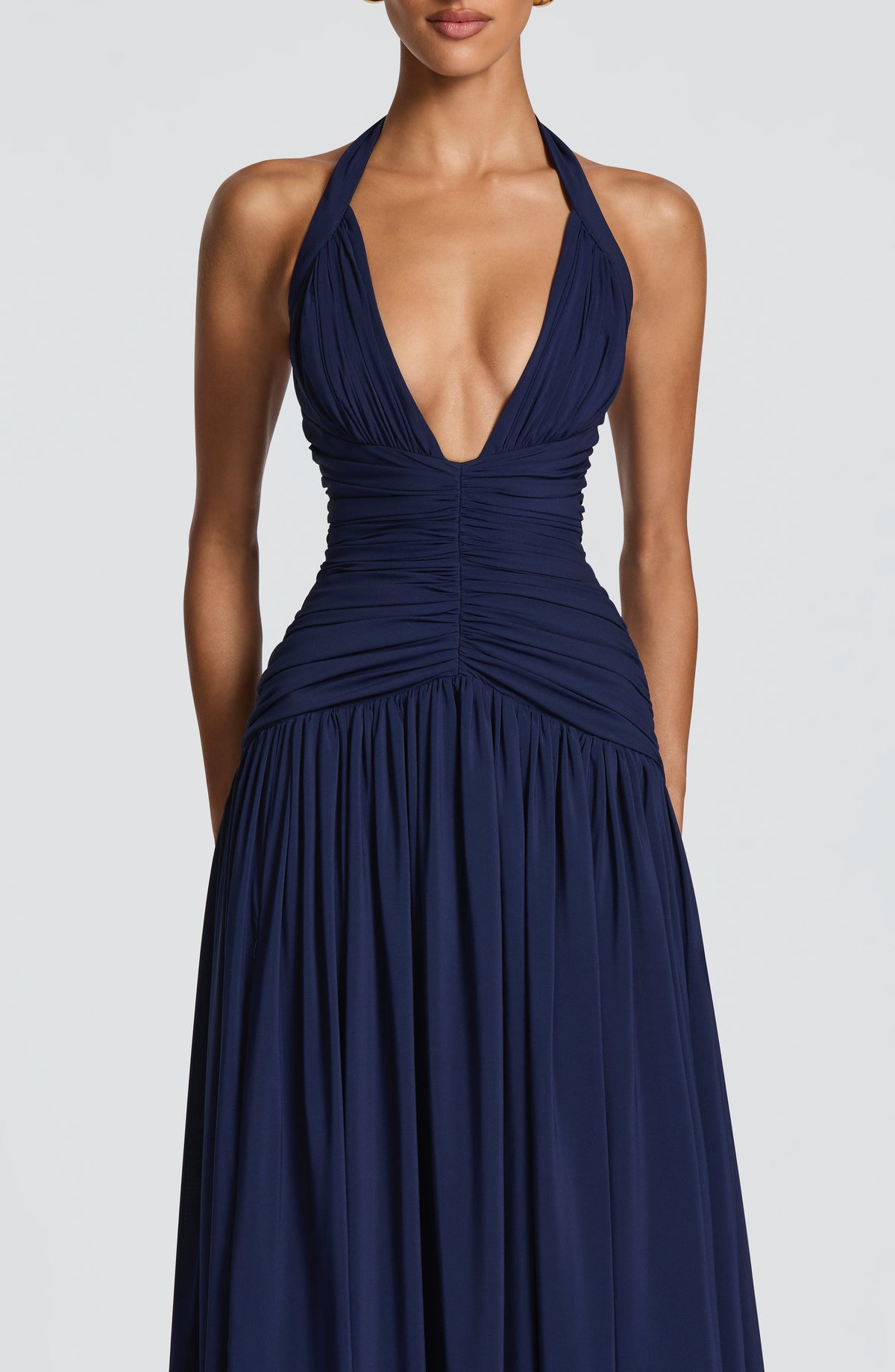 VESTIDO LARGO | AMARIS MARINO