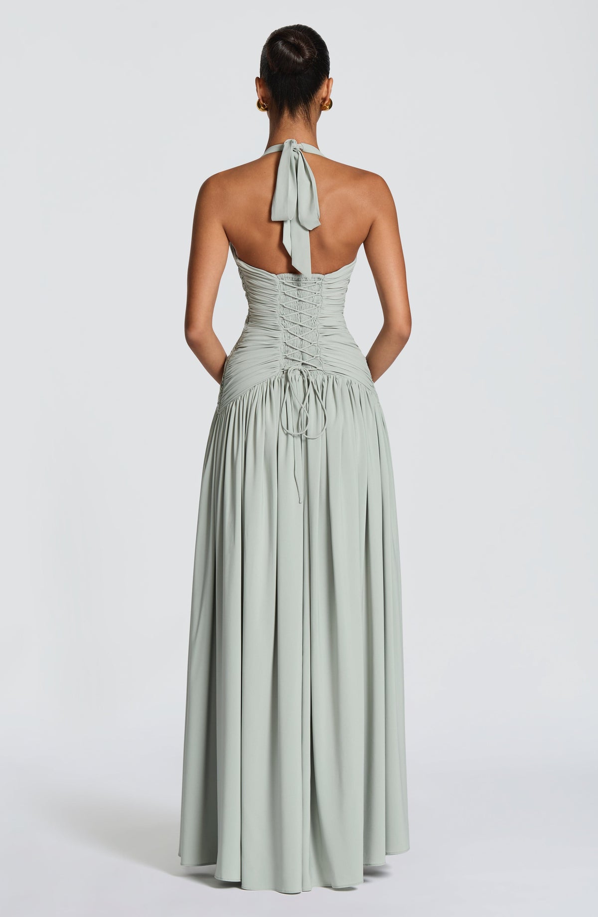 VESTIDO LARGO | AMARIS SALVIA