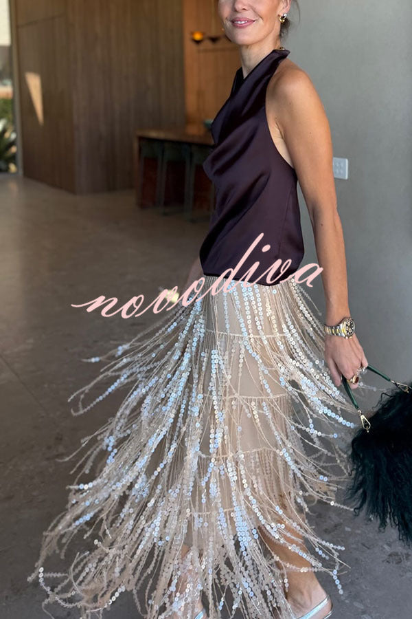 FALDA MIDI | CHAMPÁN