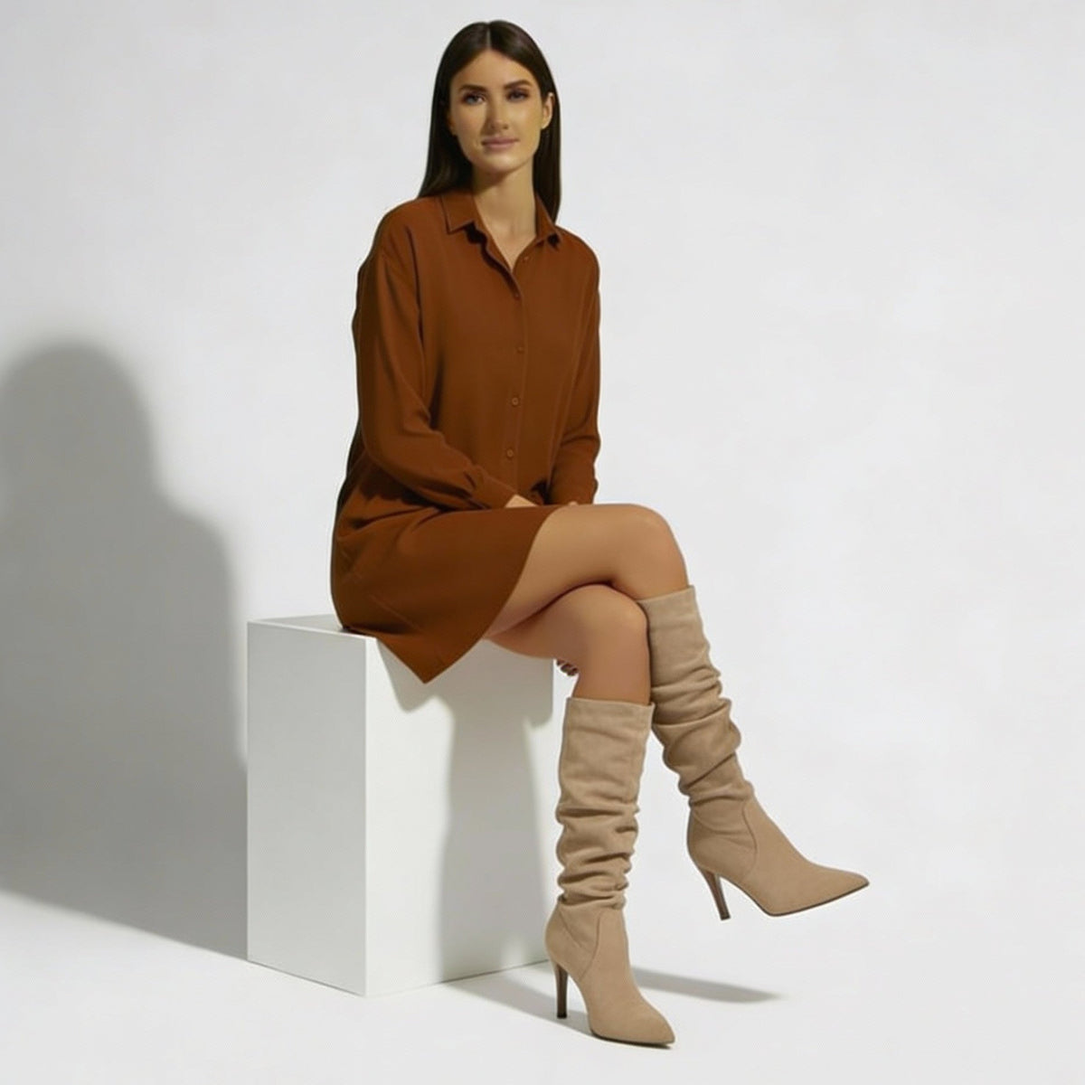 BOTAS DE ANTE | TACÓN DE AGUJA