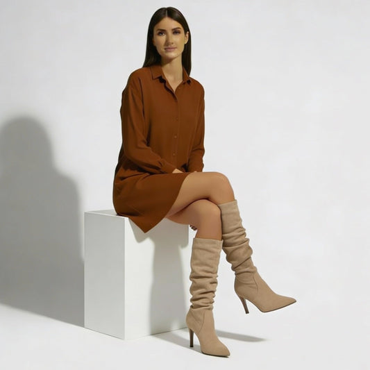 BOTAS DE ANTE | TACÓN DE AGUJA