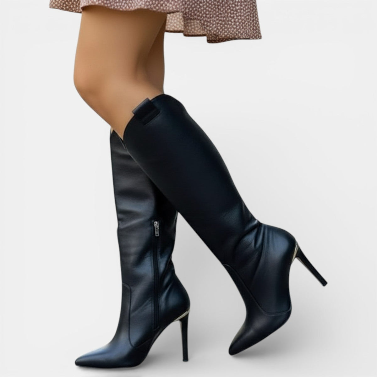 BOTAS MEDIA CAÑA | TACÓN ALTO