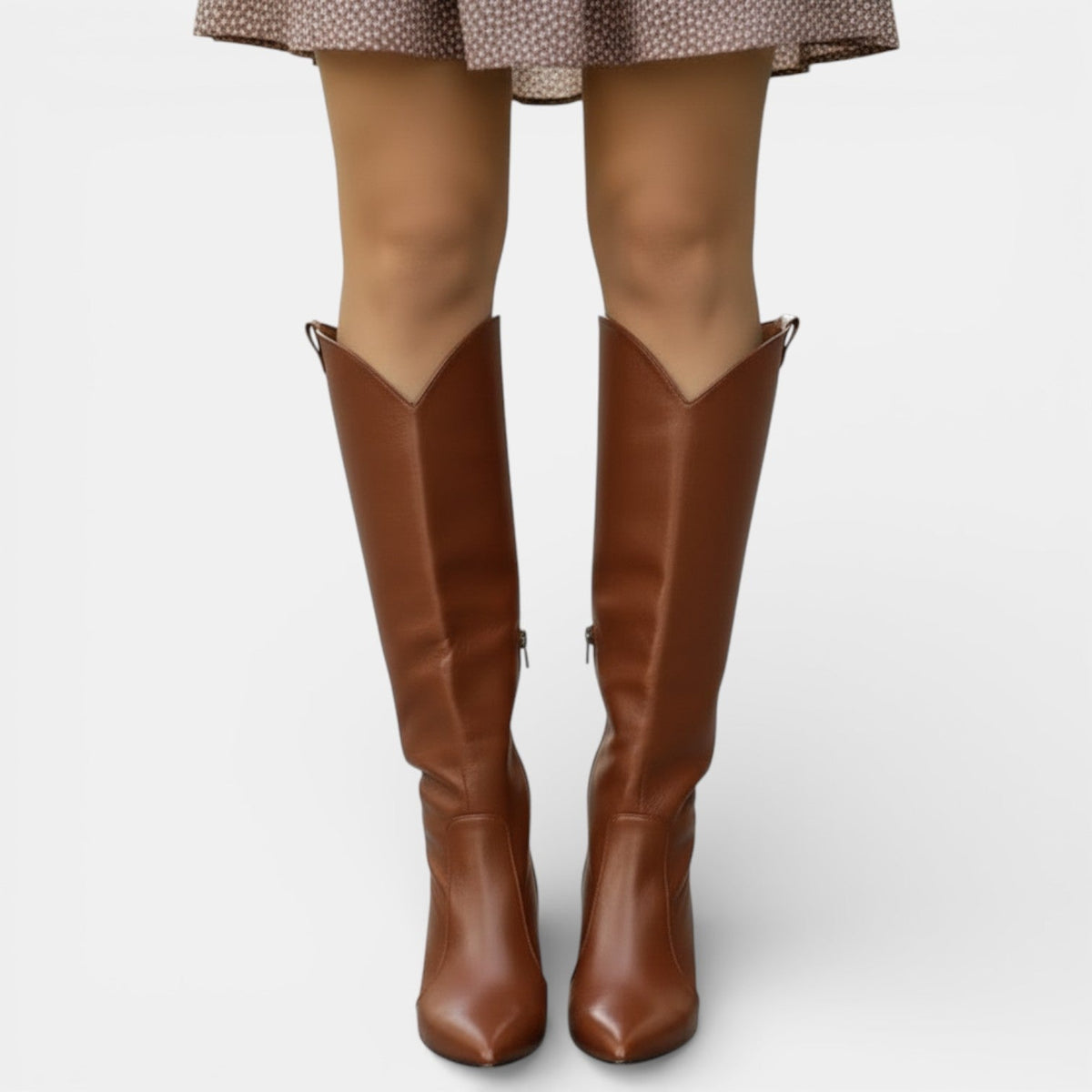 BOTAS MEDIA CAÑA | TACÓN ALTO