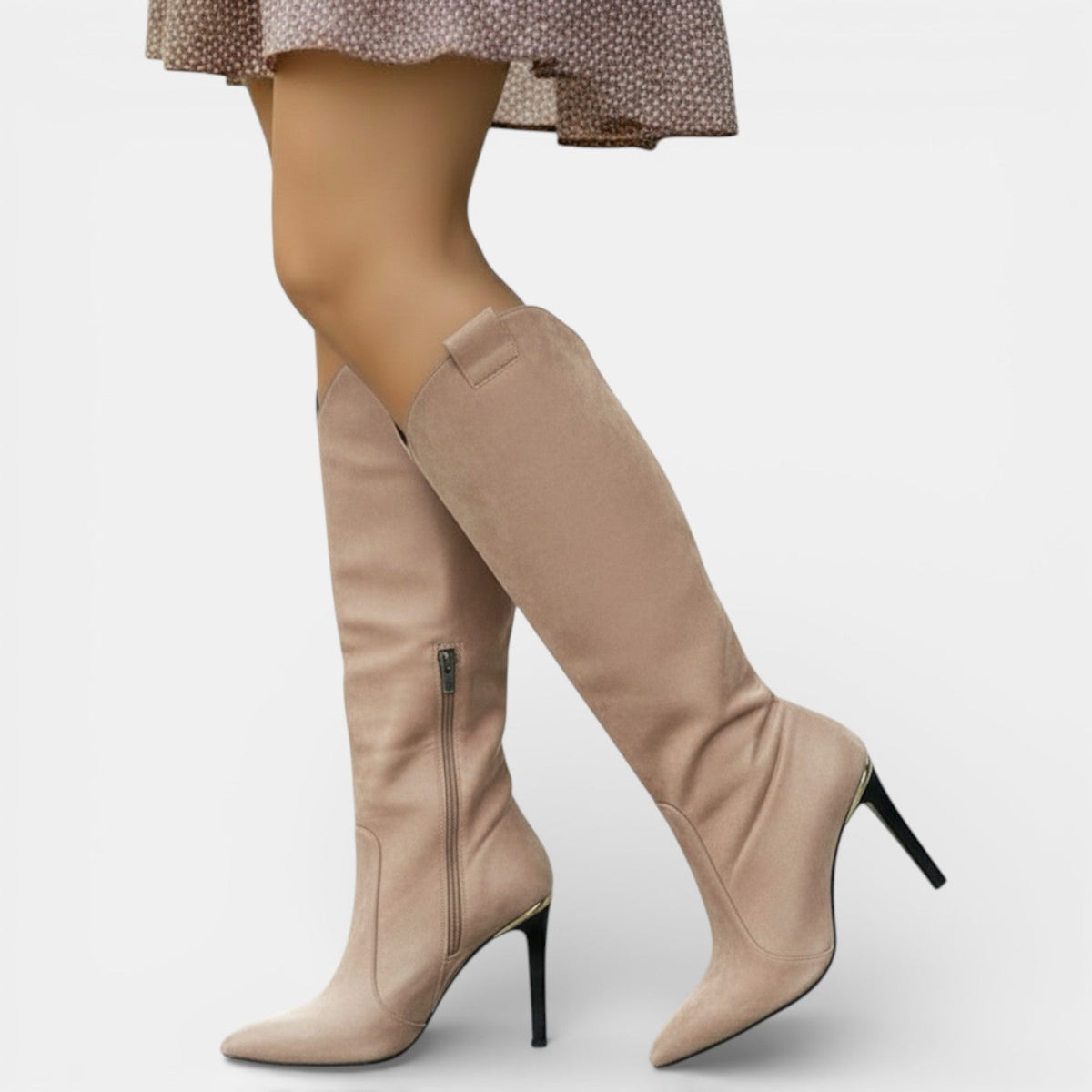 BOTAS MEDIA CAÑA | TACÓN ALTO