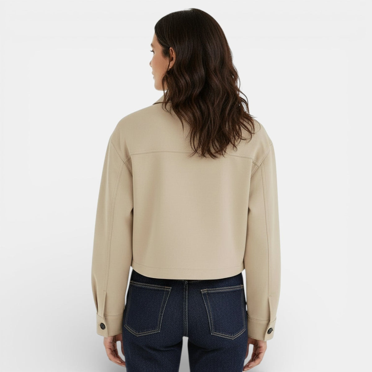 CHAQUETA CORTA | ANTE SINTÉTICO