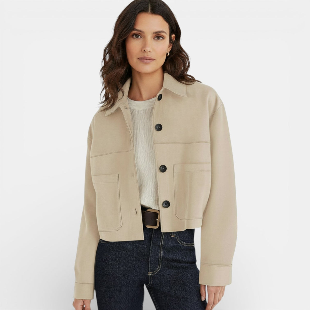 CHAQUETA CORTA | ANTE SINTÉTICO