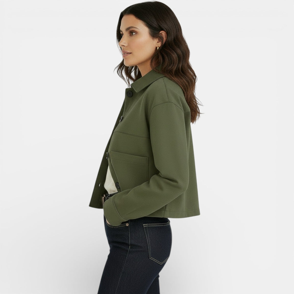 CHAQUETA CORTA | ANTE SINTÉTICO