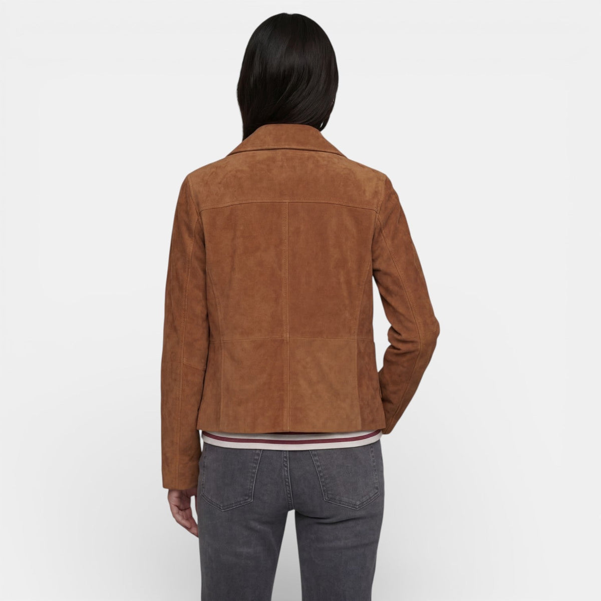 CHAQUETA DE ANTE | MARRÓN
