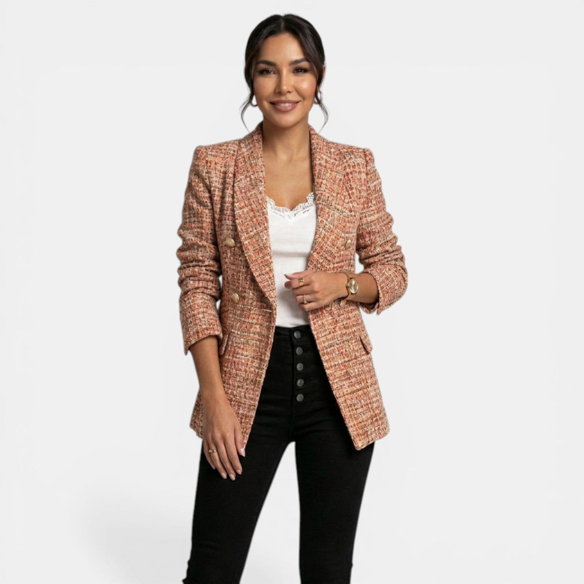 ABRIGO BLAZER | ESTAMPADO