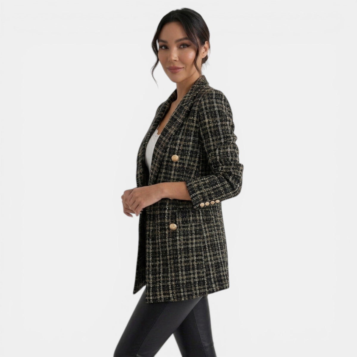 ABRIGO BLAZER | ESTAMPADO