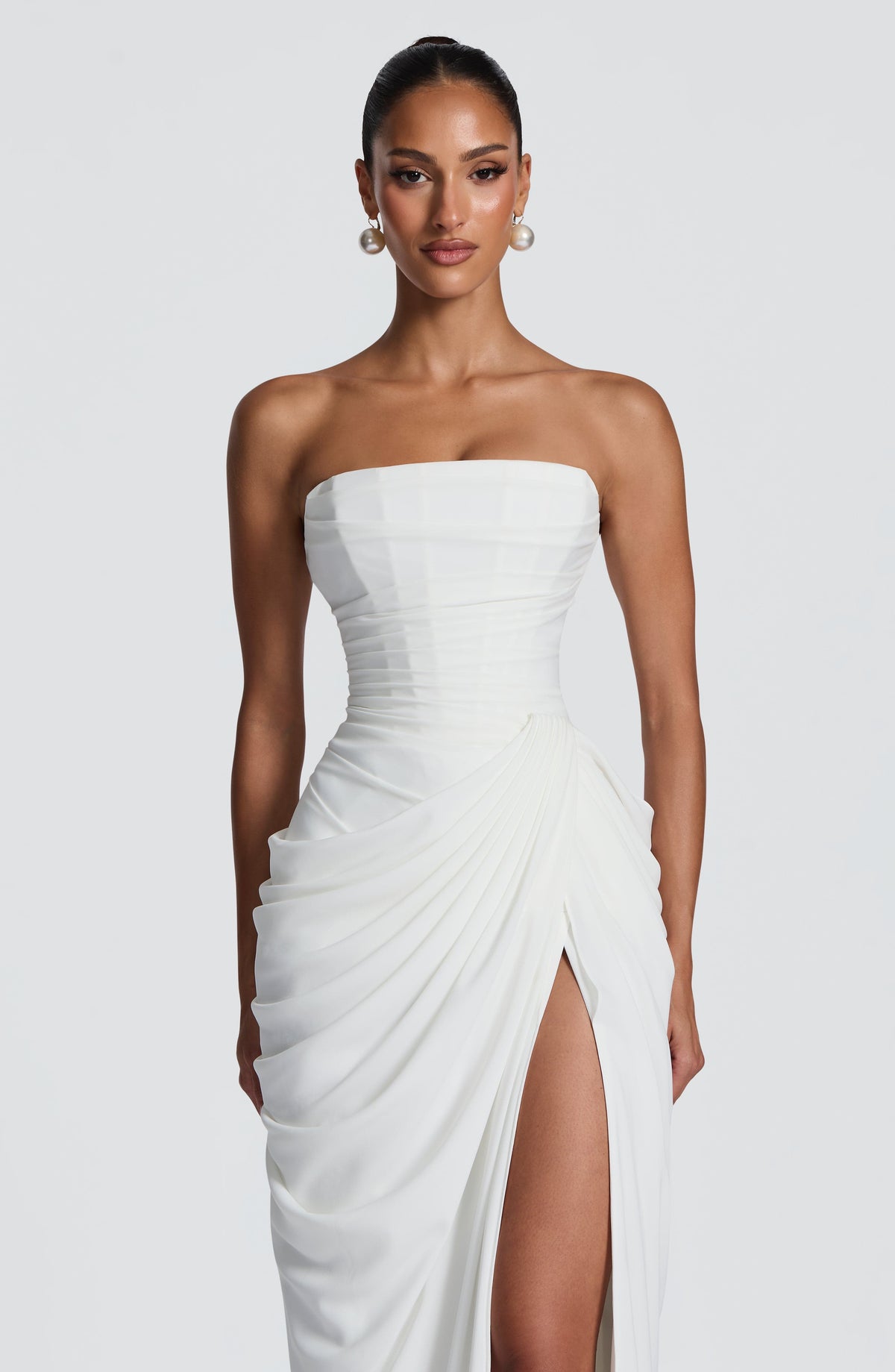 VESTIDO LARGO | CYRA MARFIL