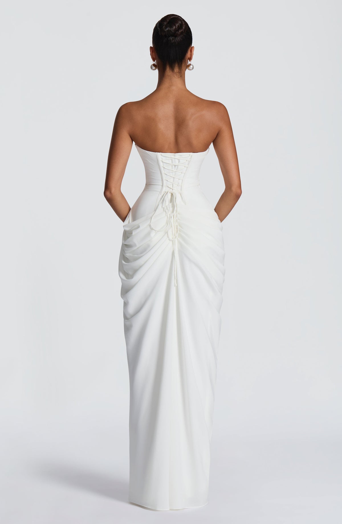 VESTIDO LARGO | CYRA MARFIL