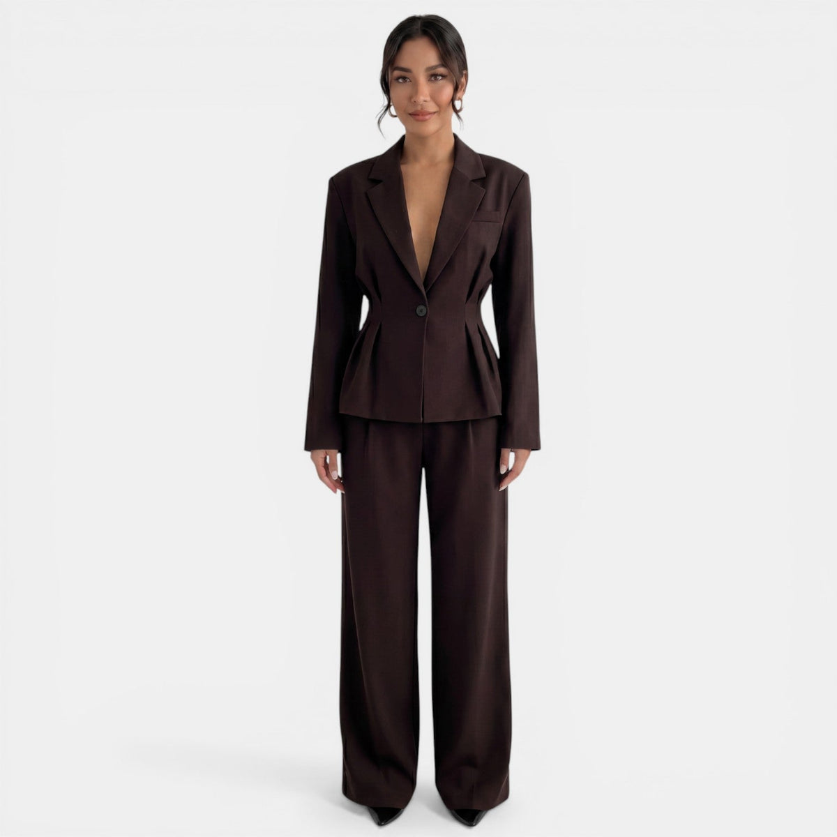 CONJUNTO BLAZER | MARRÓN
