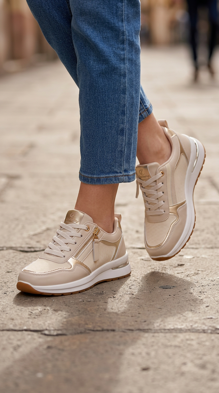 ZAPATILLAS | DETALLES METALIZADOS