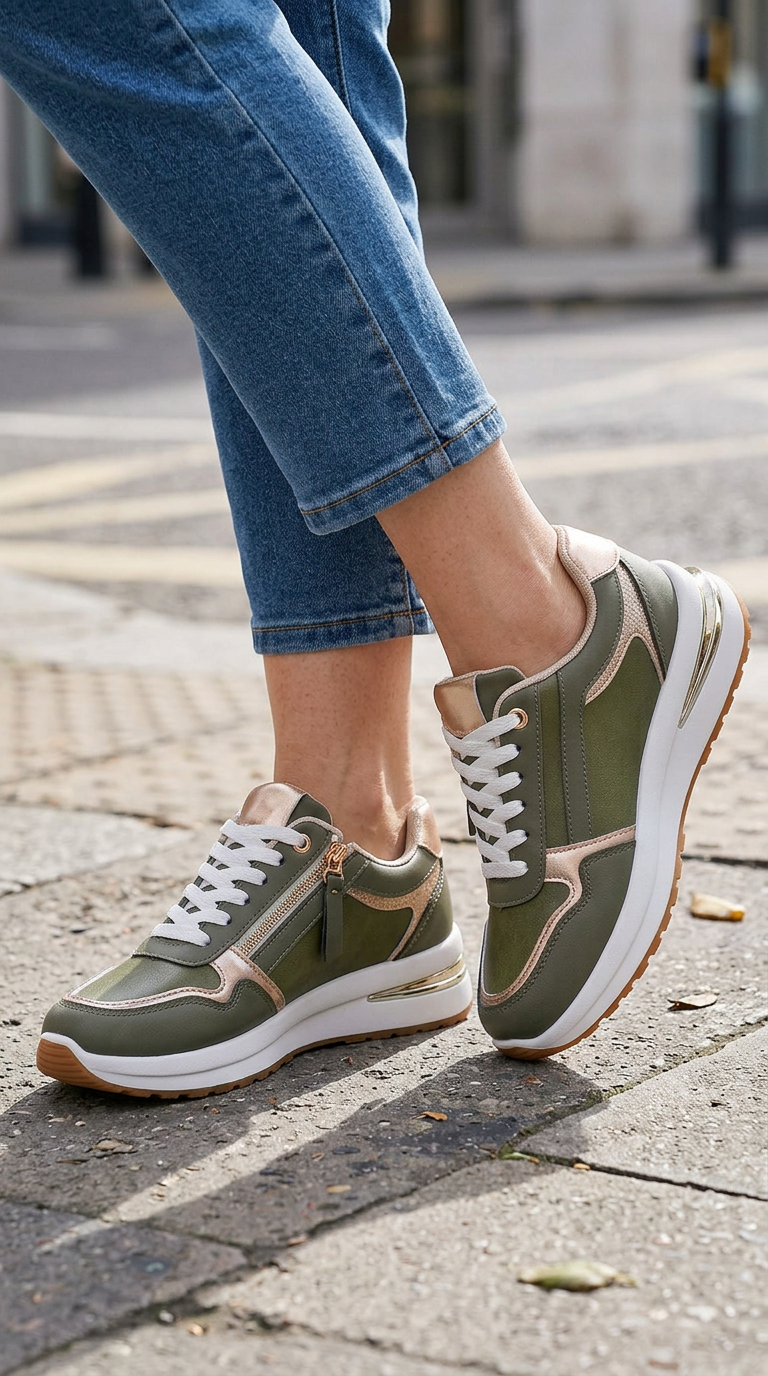 ZAPATILLAS | DETALLES METALIZADOS
