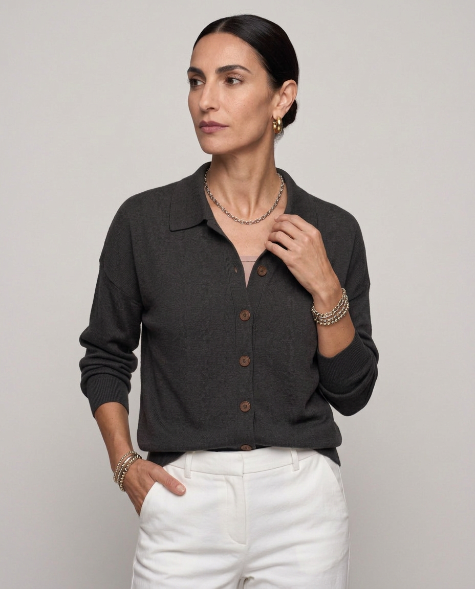 CÁRDIGAN | CUELLO CAMISERO