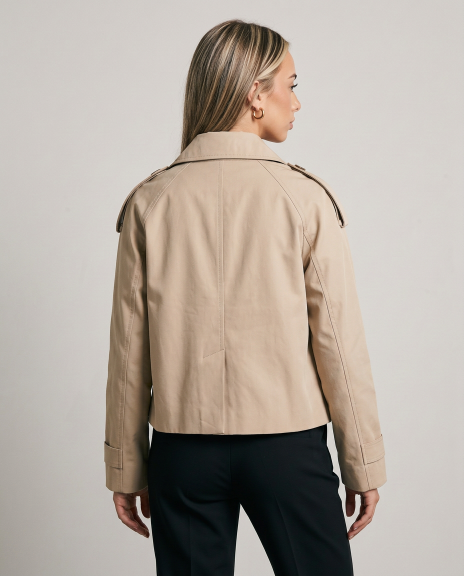 TRENCH CORTO | CRUZADO