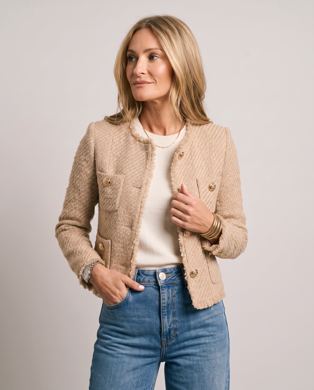 CHAQUETA CORTA | BOUCLÉ