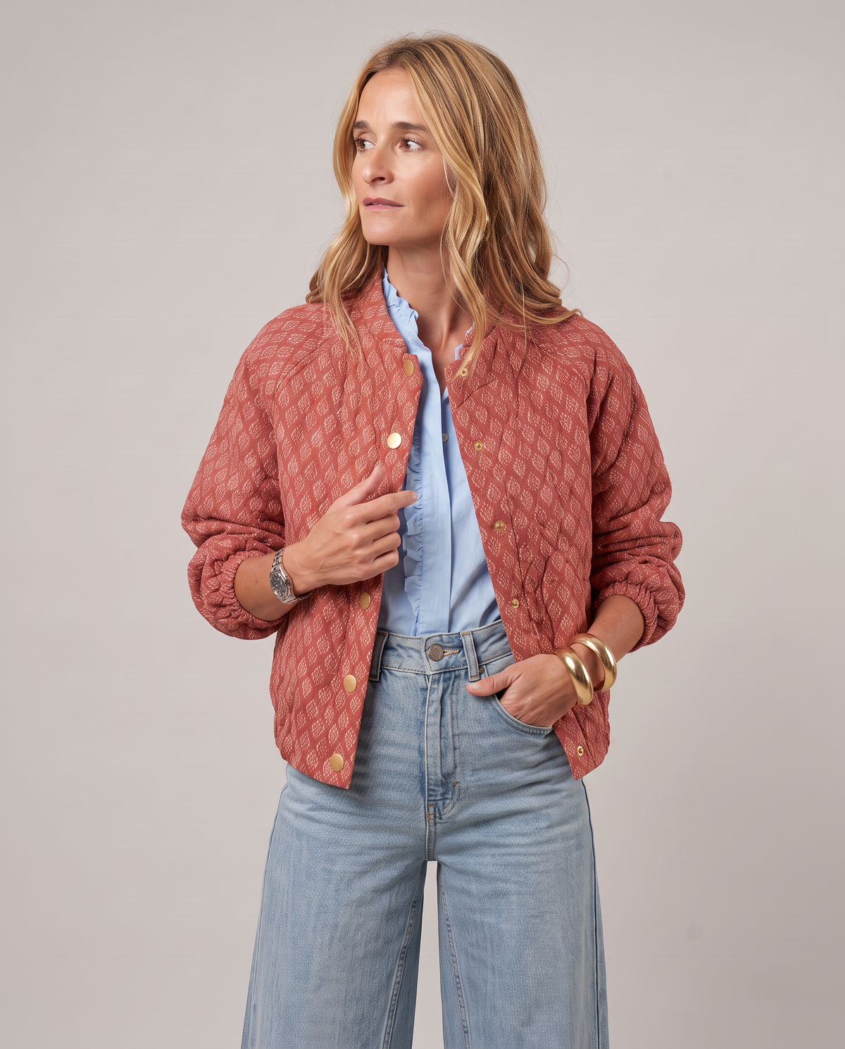 CHAQUETA CORTA | ROMBOS