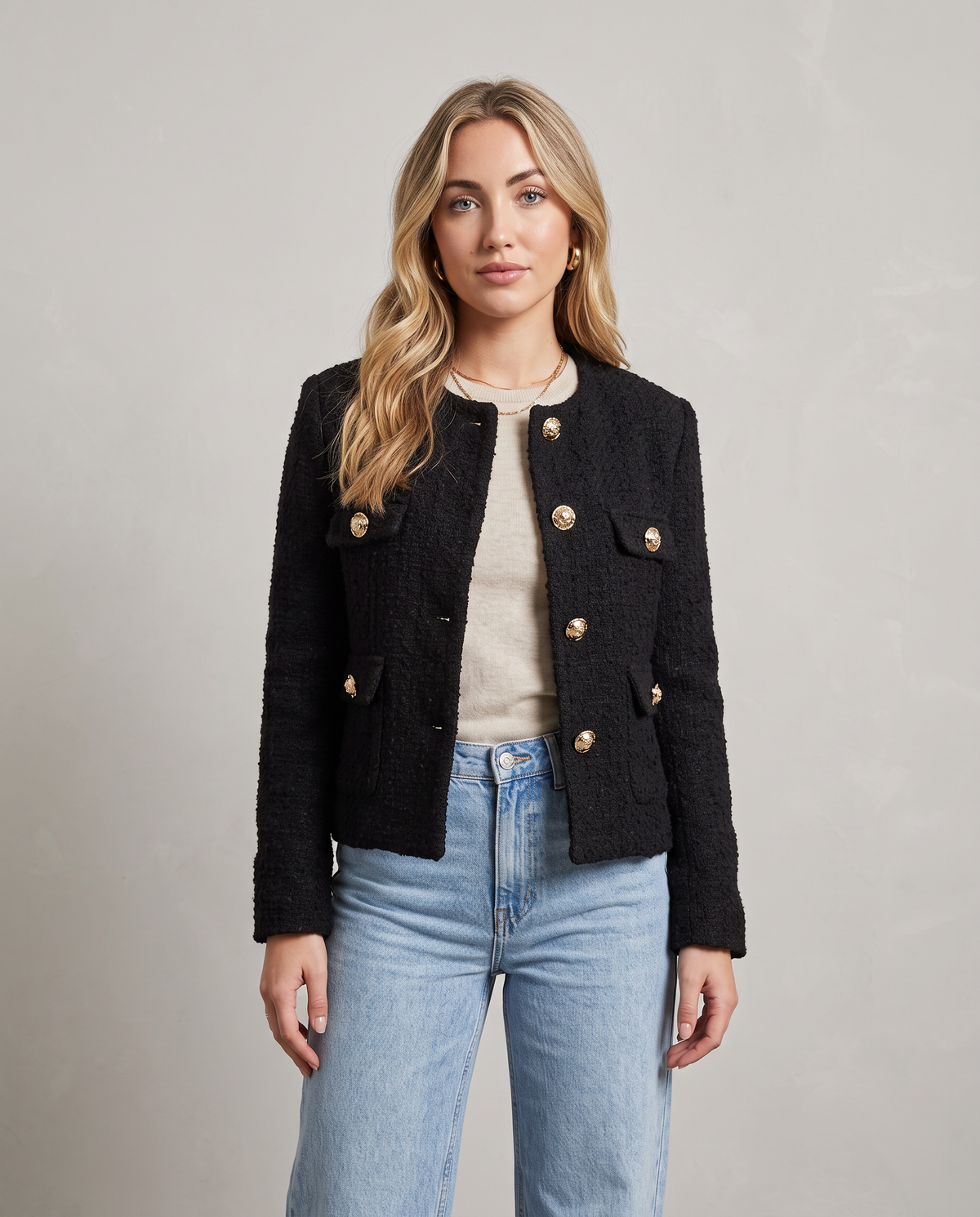 CHAQUETA CORTA | BOUCLÉ